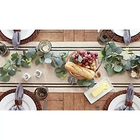 Design Imports Black French Stripe Table Runner