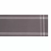 Design Imports Gray French Stripe Table Runner