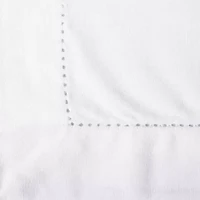 Design Imports Off-White Hemstitch Table Runner
