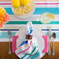 Design Imports Beachy Keen Stripe Table Runner
