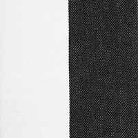 Design Imports Black/White Dobby Stripe Table Runner