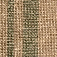 Design Imports Mineral Double Border Burlap Table Runner