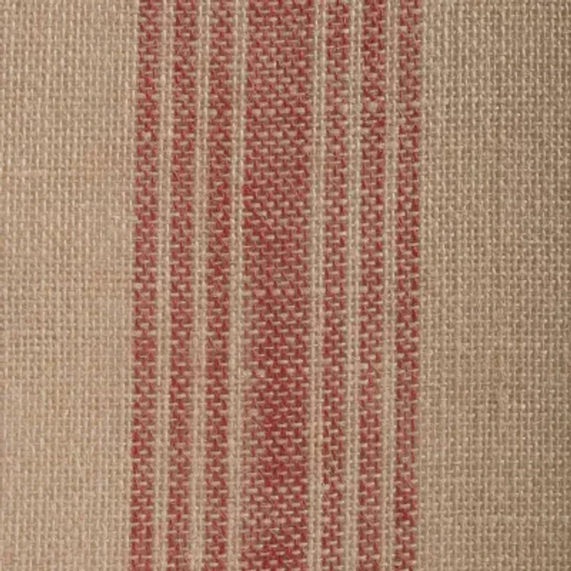 Design Imports Mineral Middle Stripe Burlap Table Runner