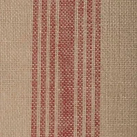 Design Imports Mineral Middle Stripe Burlap Table Runner
