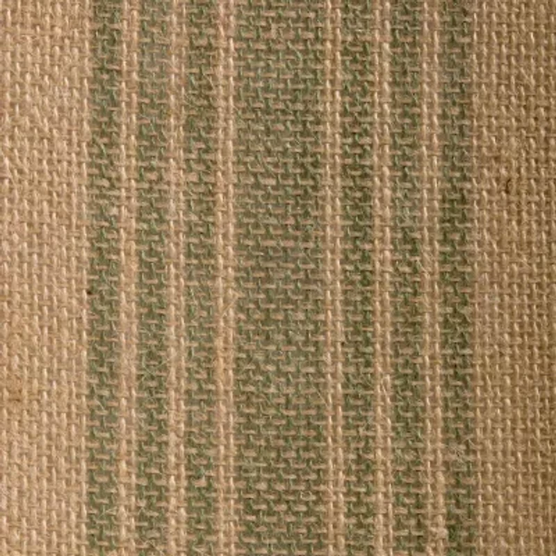 Design Imports Mineral Middle Stripe Burlap Table Runner