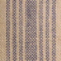 Design Imports Mineral Middle Stripe Burlap Table Runner