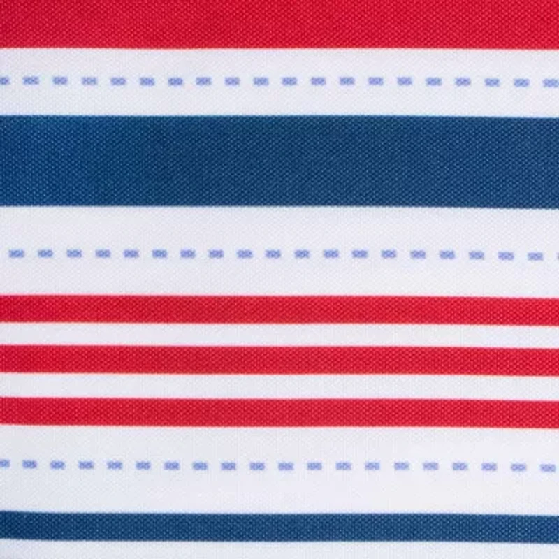 Design Imports Patriotic Stripe Outdoor Table Runner