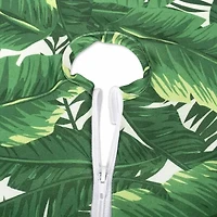 Design Imports Banana Leaf Outdoor  With Zipper Table Runner