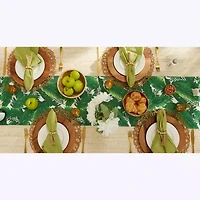 Design Imports Banana Leaf Outdoor Table Runner