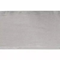 Design Imports Gray Solid Chambray Table Runner