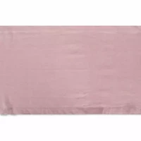 Design Imports Rose Solid Chambray Table Runner