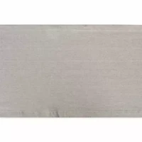 Design Imports Stone Brown Solid Chambray Table Runner