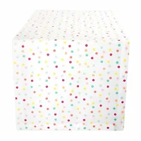 Design Imports Multi Polka Dots Print Table Runner