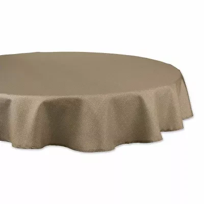Design Imports Stone Tonal Lattice Print Outdoor Tablecloth