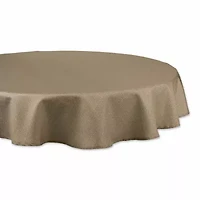 Design Imports Stone Tonal Lattice Print Outdoor Tablecloth