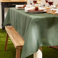 Design Imports Artichoke Tonal Lattice Print Outdoor  With Zipper Tablecloth