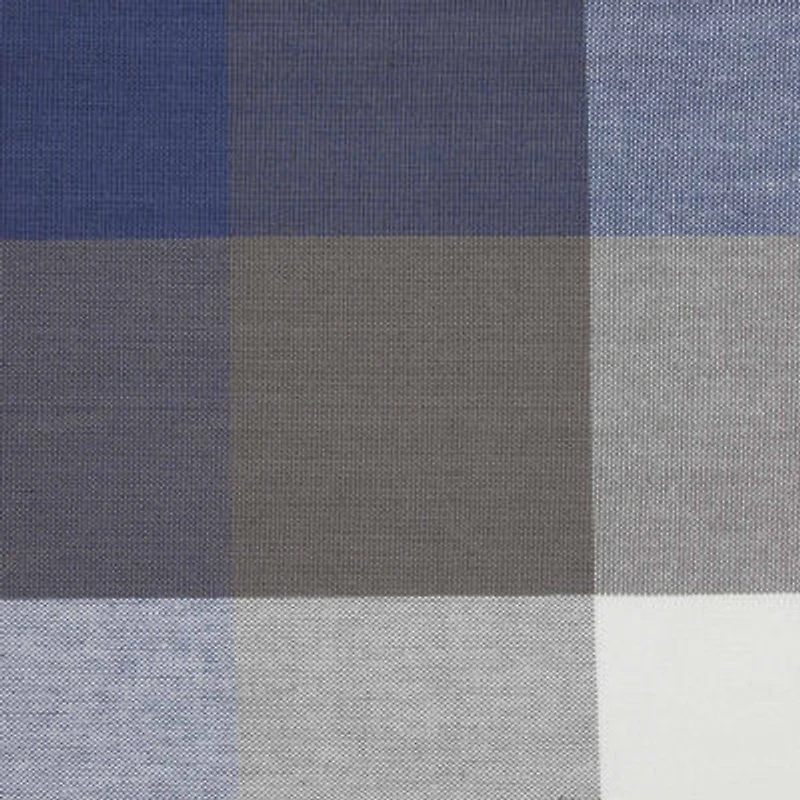 Design Imports French Blue Tri Color Check Tablecloths