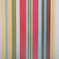 Design Imports Summer Stripe Outdoor  With Zipper Tablecloth