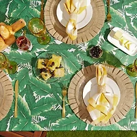 Design Imports Banana Leaf Outdoor Tablecloth