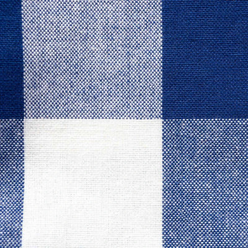 Design Imports Navy Buffalo Check Tablecloth