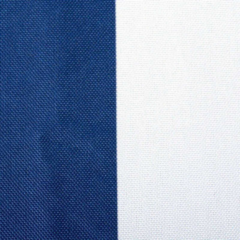 Design Imports Nautical Blue Cabana Stripe Outdoor  With Zipper Tablecloth