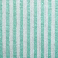 Design Imports Aqua Seersucker Tablecloth
