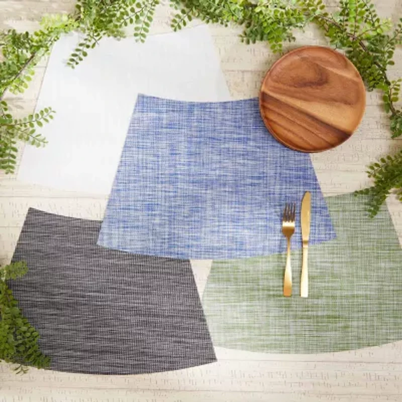 Design Imports Gray Tweed  Table 6-pc. Placemat