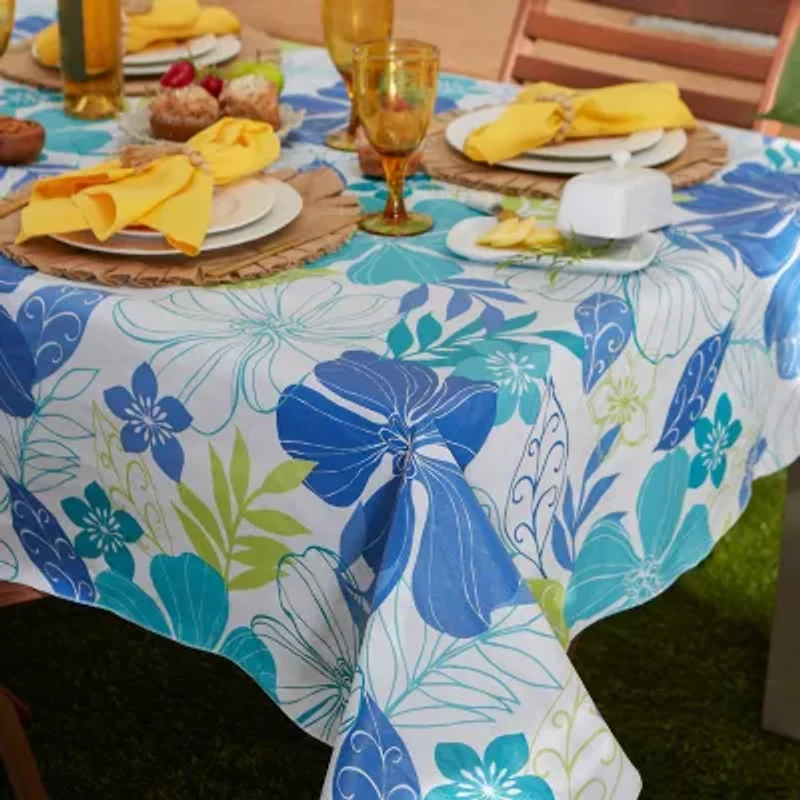 Design Imports Tropical Bahama Vinyl Tablecloths