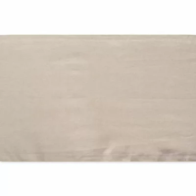 Design Imports Natural Solid Chambray Table Runner