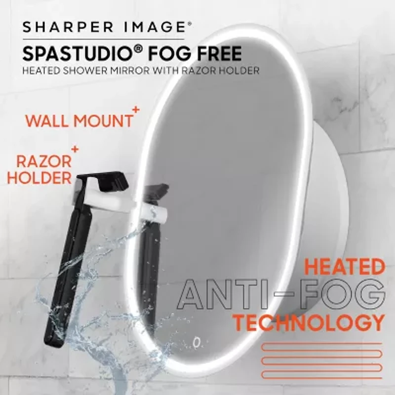 Sharper Image Spastudio® Heated Shower Mirror