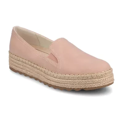 Journee Collection Womens Round Closed Toe Slip-On Shoe