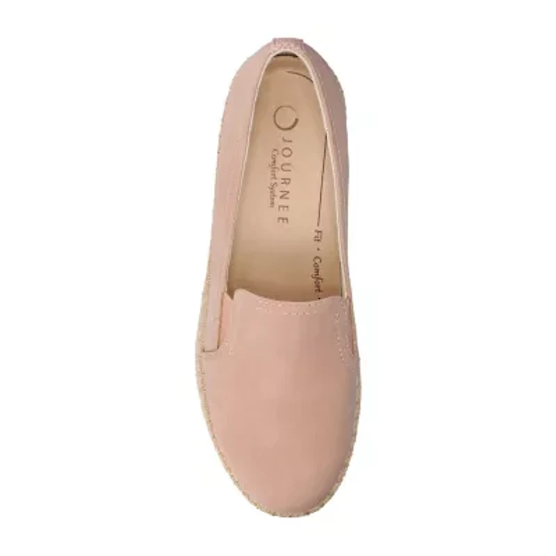 Journee Collection Womens Round Closed Toe Slip-On Shoe
