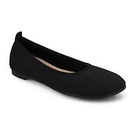 Journee Collection Womens Round Closed Toe Ballet Flats