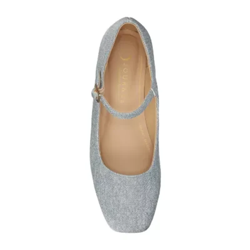 Journee Collection Womens Square Closed Toe Ballet Flats