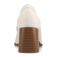 Journee Collection Womens Square Closed Toe Loafers