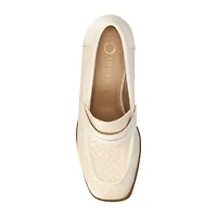 Journee Collection Womens Square Closed Toe Loafers