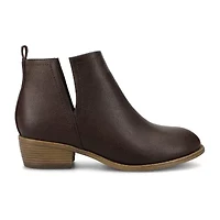 Journee Collection Womens Rimi Block Heel Booties