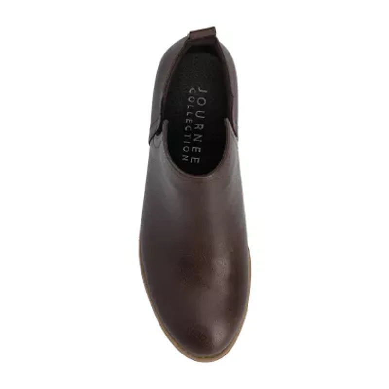 Journee Collection Womens Rimi Block Heel Booties