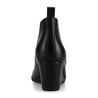 Journee Collection Womens Mylee Wedge Heel Booties