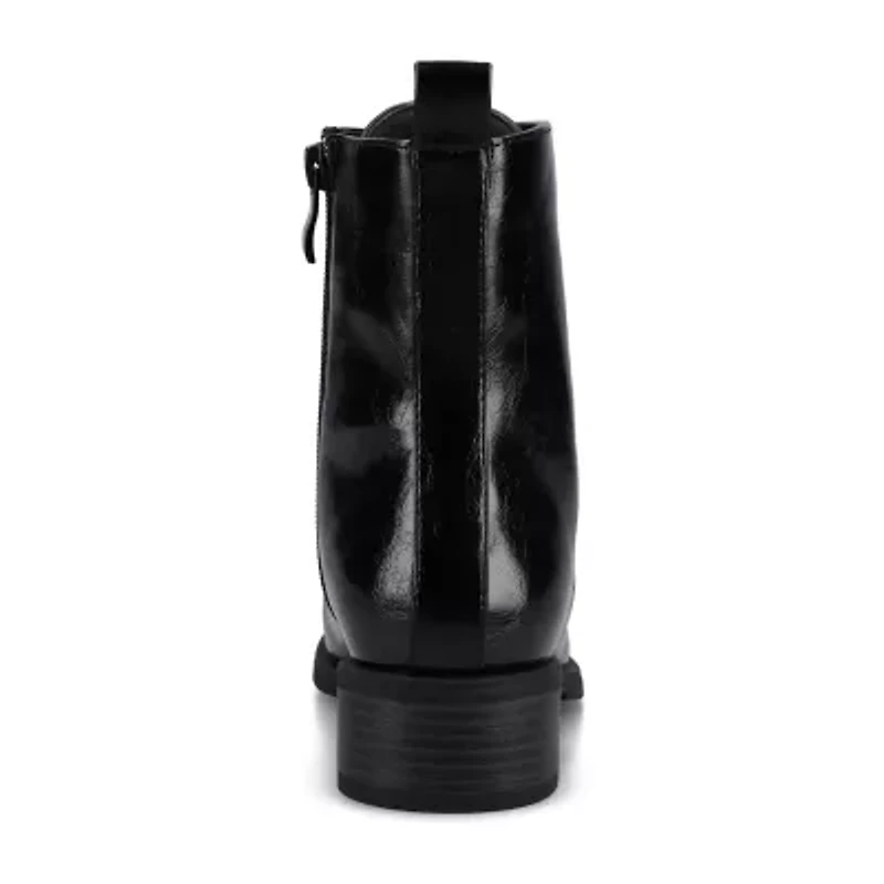 Journee Collection Womens Block Heel Combat Boots