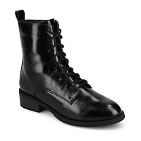 Journee Collection Womens Block Heel Combat Boots