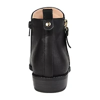 Journee Collection Womens Ellis Stacked Heel Booties