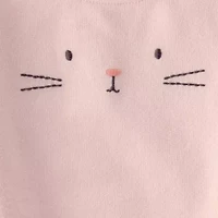 Carter's Baby Girls 2-pc. Round Neck Long Sleeve Bodysuit Set