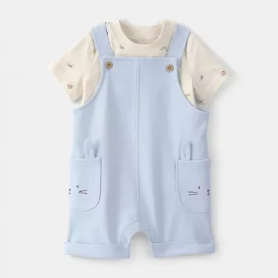 Carter's Bunny Baby Boys 2-pc. Shortall Set