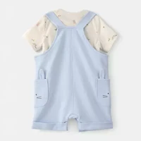 Carter's Bunny Baby Boys 2-pc. Shortall Set