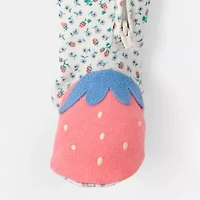 Carter's Baby Girls Footed Round Neck Long Sleeve One Piece Pajama