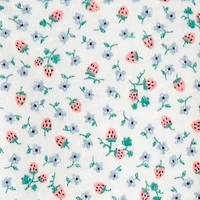 Carter's Baby Girls Footed Round Neck Long Sleeve One Piece Pajama