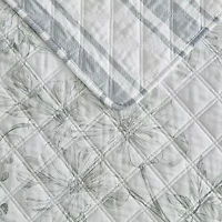 Martha Stewart Vine Flora Easy Care Quilt Set