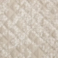 Martha Stewart Layered Branches Easy Care Quilt Set