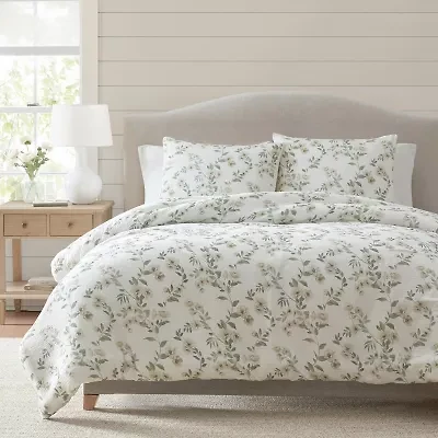 Martha Stewart Hazel Floral Easy Care Comforter Set